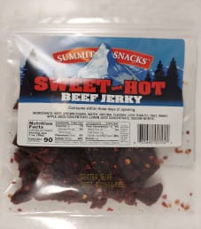 Summit Snacks - Sweet and Hot Beef Jerky