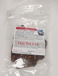 Sun's Beef Jerky - Thai Hot #10 Beef Jerky